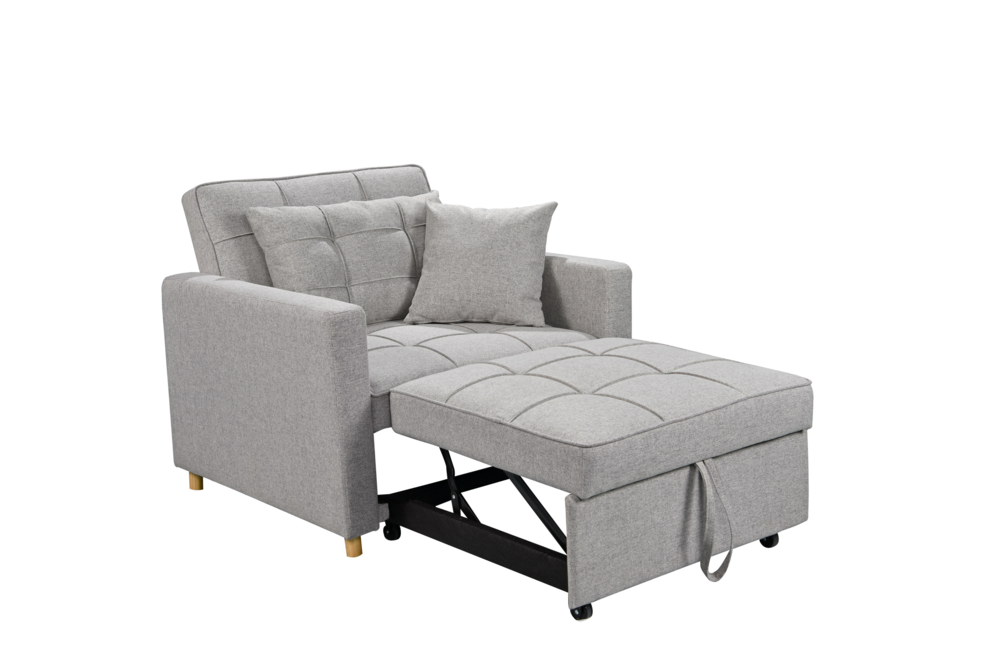 Happy Home Happy Home Schlafsessel inkl. Kissen HSP103-HGR Hellgrau