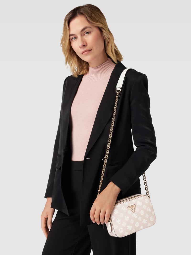 Camera Bag mit Allover-Muster Modell 'NOELLE' in rosa