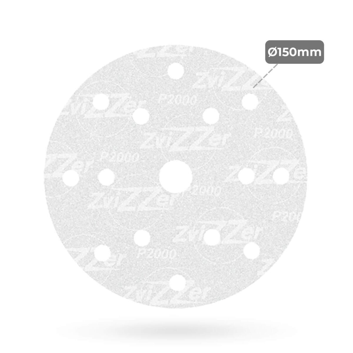 ZviZZer Schleifpapier P2000 Ø150mm 100Stk.