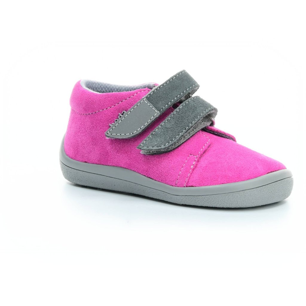 Beda Rebecca mit Membran (BF 0001/W/M/FW) dunkelrosa Barfuß-Stiefeletten