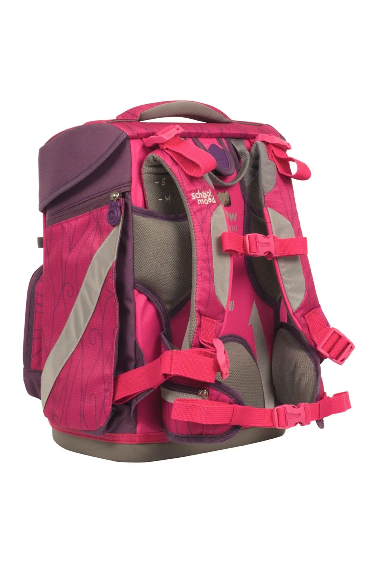 School Mood  Schulrucksack - Rosa - Unifarben