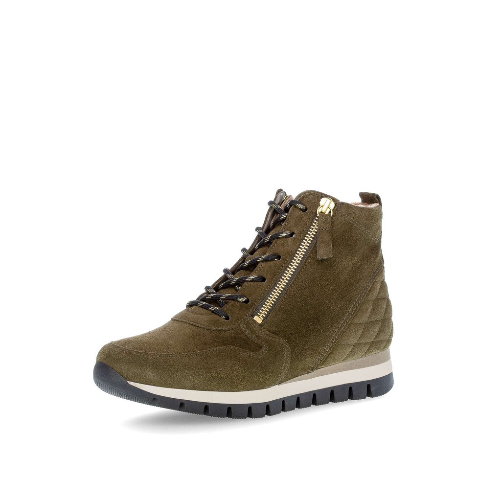 Gabor comfort Schnürstiefelette grün