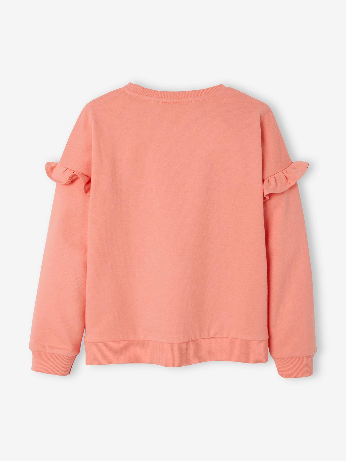 Sweat volanté fille Les Aristochats® rose