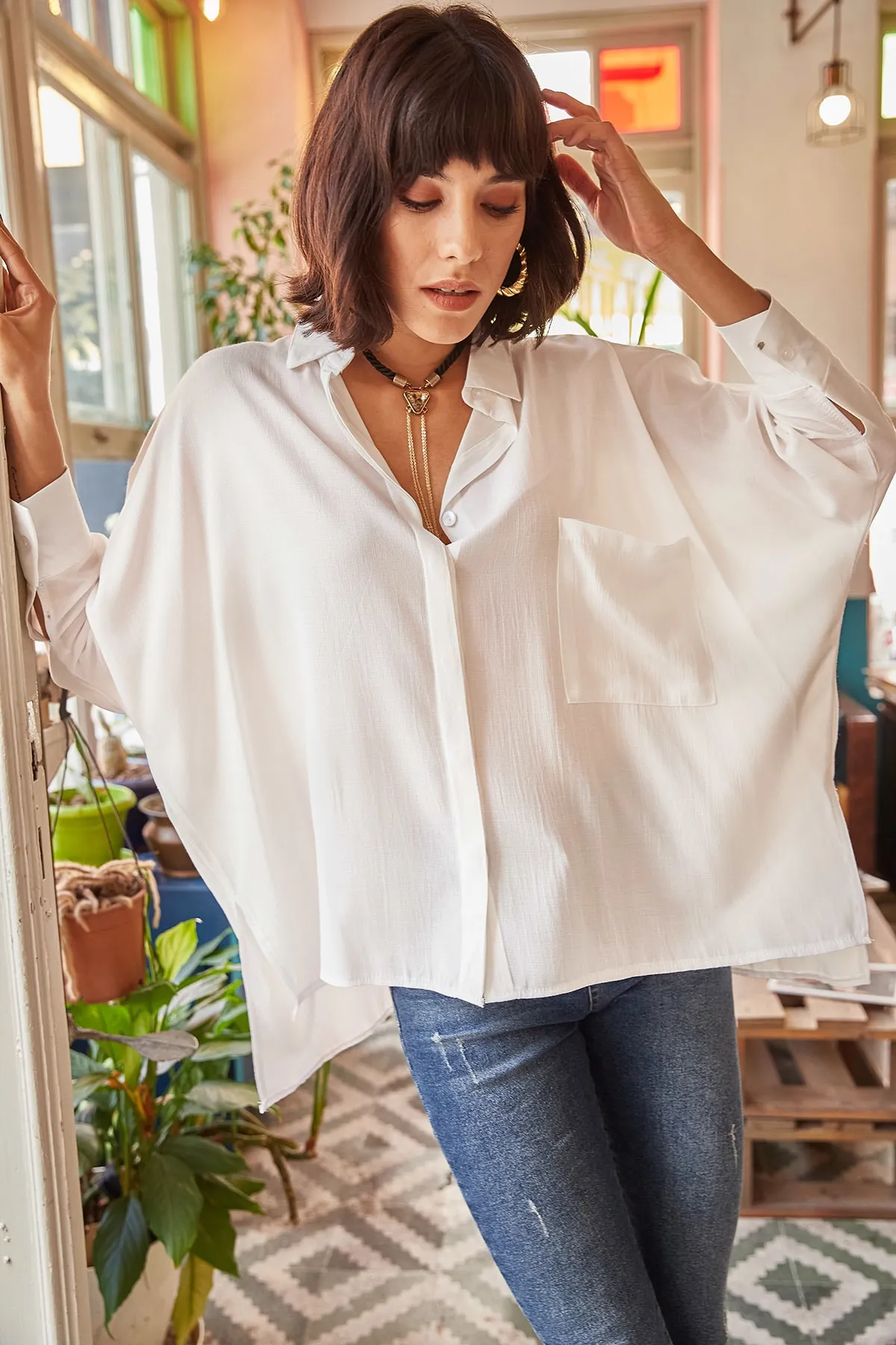Olalook  Hemd - Weiß - Regular Fit