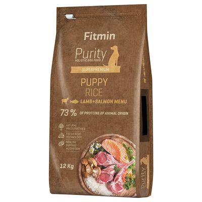 Fitmin dog Purity Rice Puppy Lamm & Lachs
