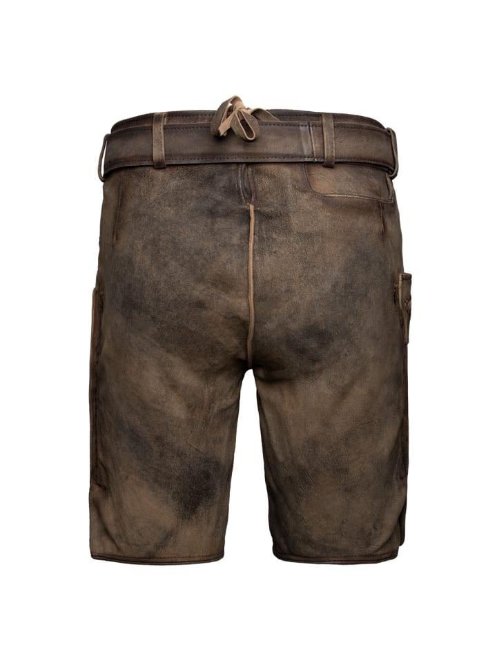 Stockerpoint Lederhose Artur in dunkelbraun günstig kaufen