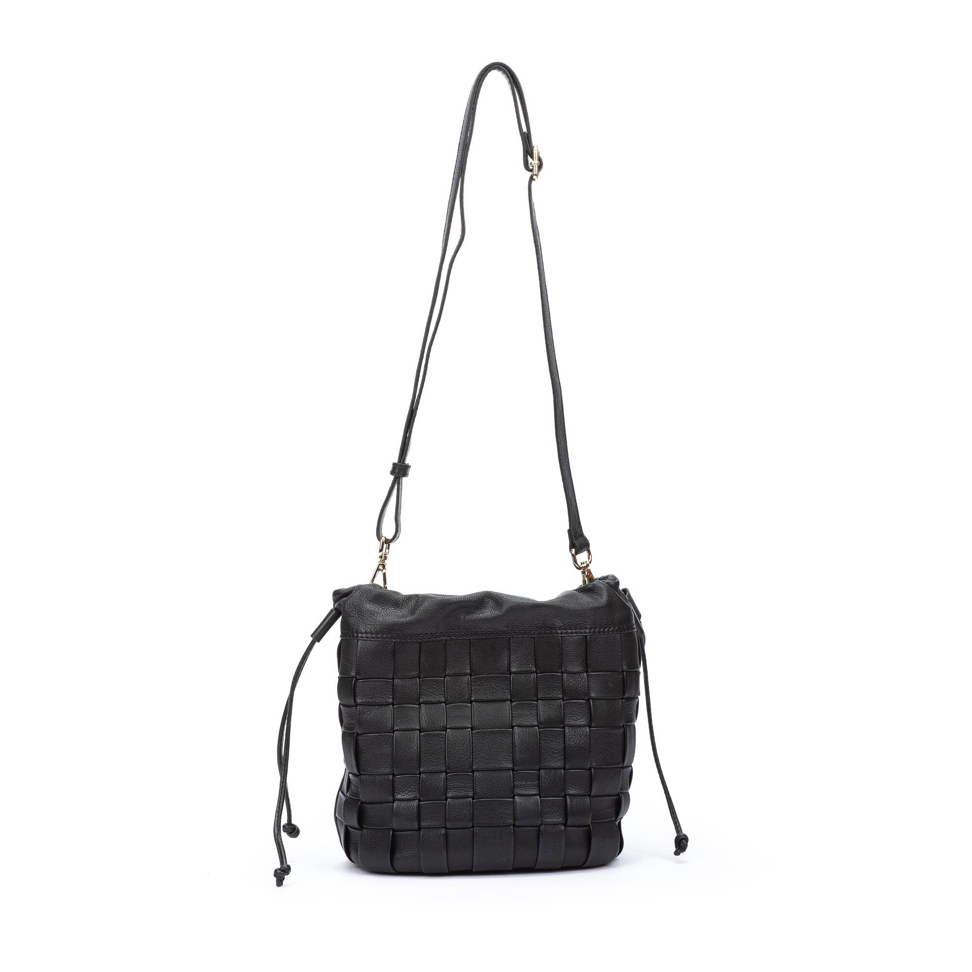 Damska torba typu bucket - CZARNA
