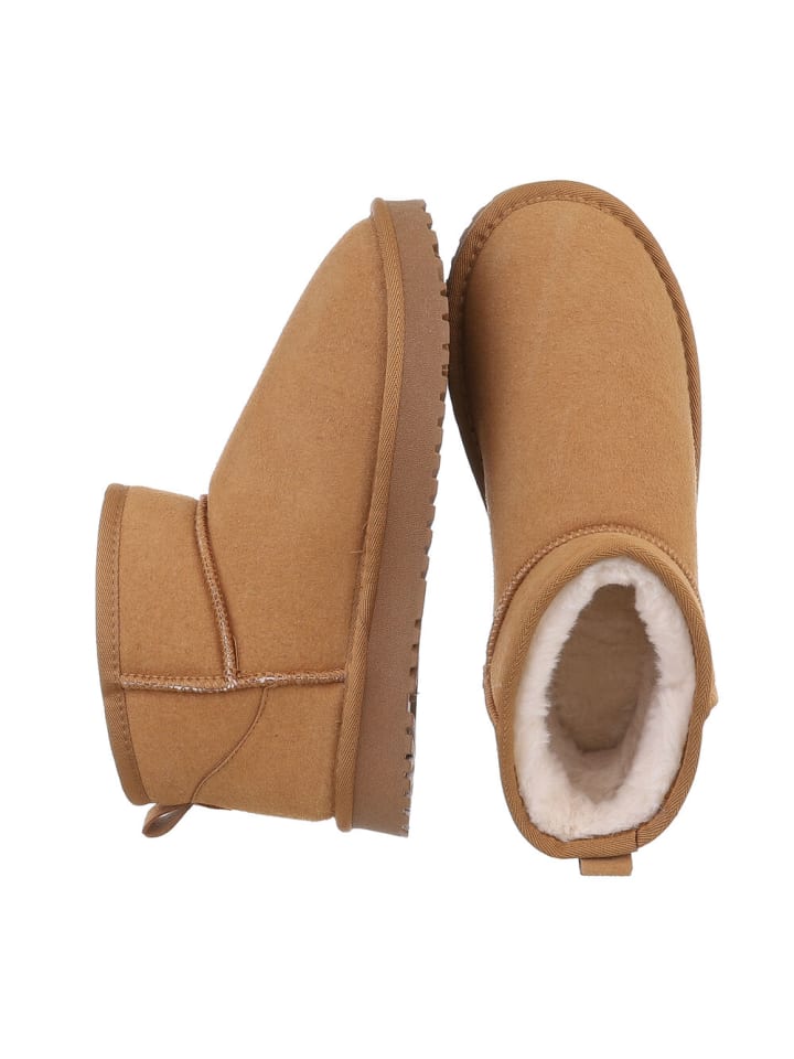 Ital-Design Stiefelette in Camel günstig kaufen