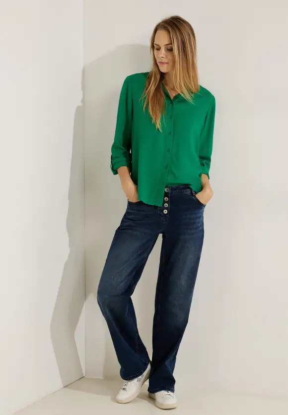 CECIL Bluse in Unifarbe