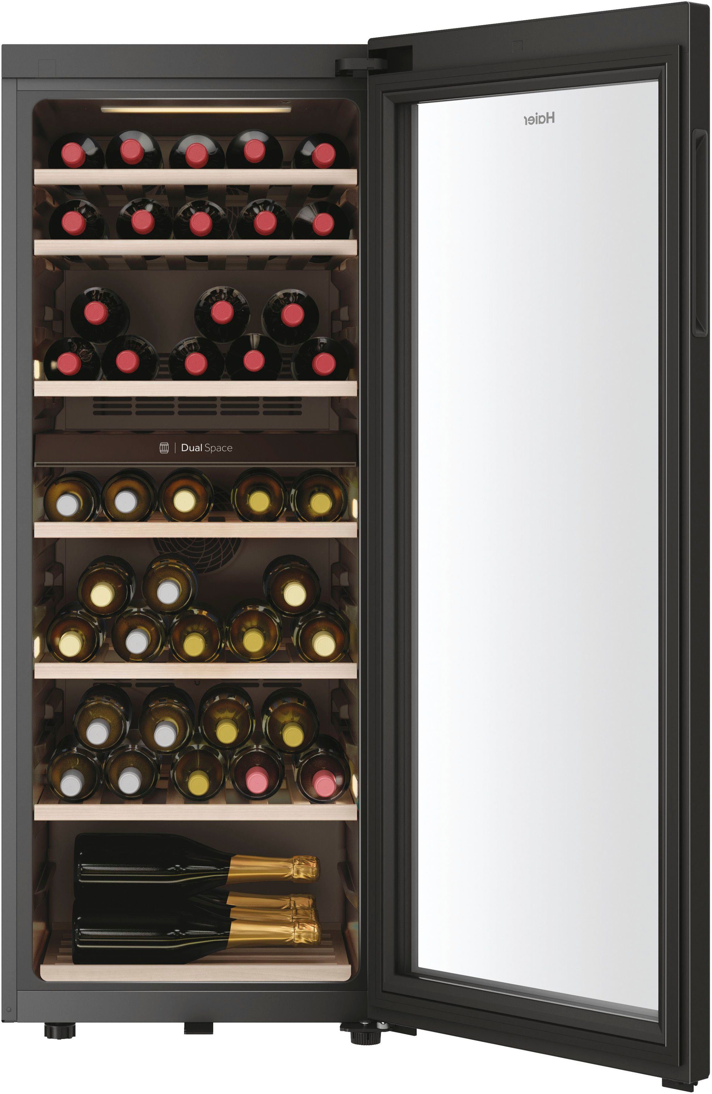 Haier Weinkühlschrank HWS77GDAU1, für 77 Standardflaschen á 0,75l