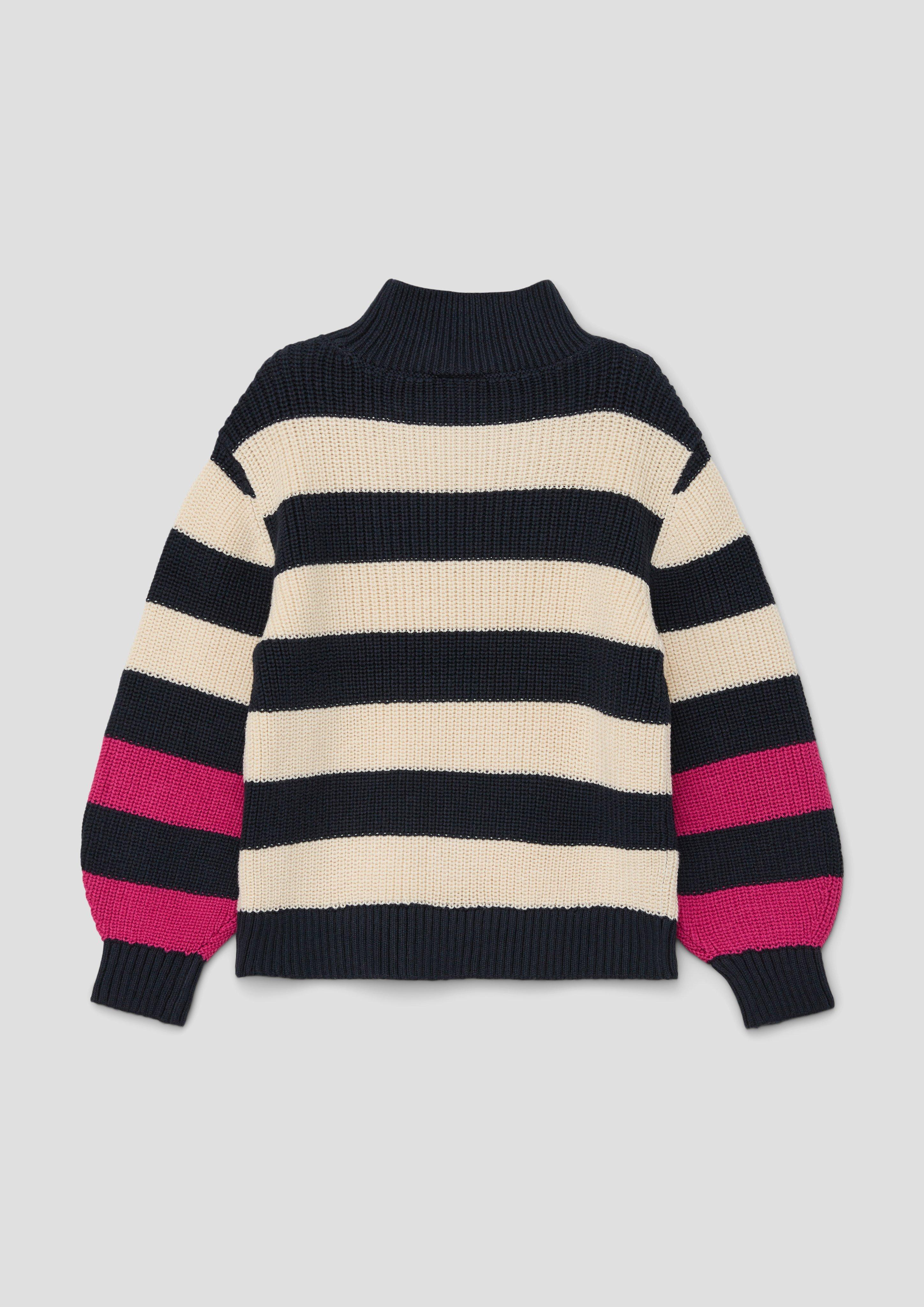 Strickpulli in Colour-Blocking-Optik  2133853-59X0