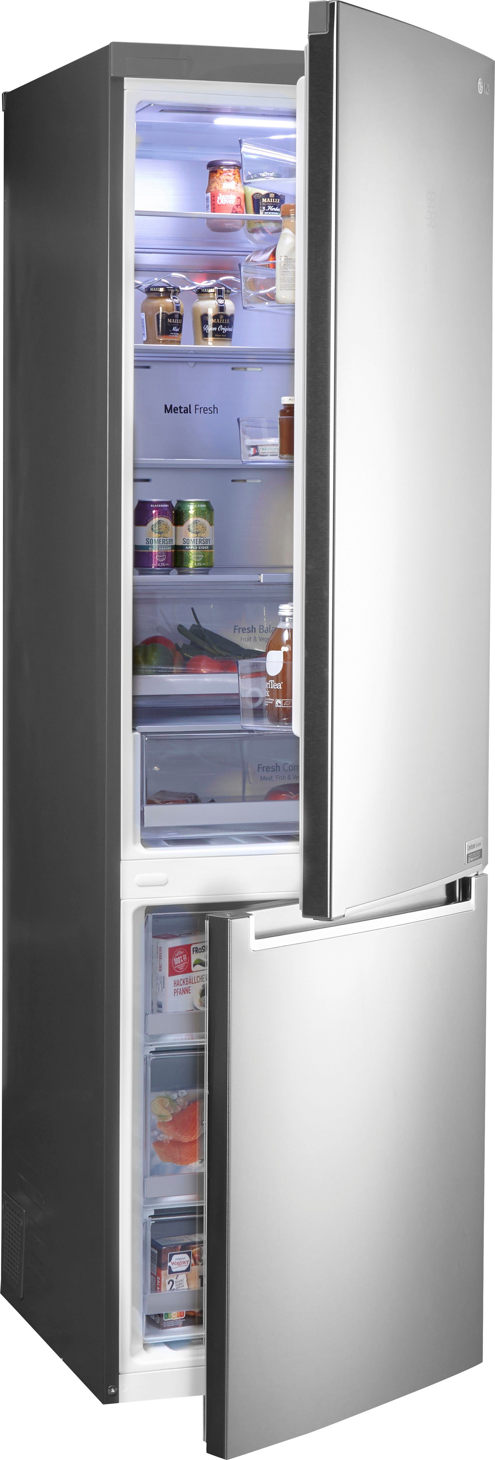 LG Kühl-/Gefrierkombination GBB92STABP, 203 cm hoch, 59,5 cm breit