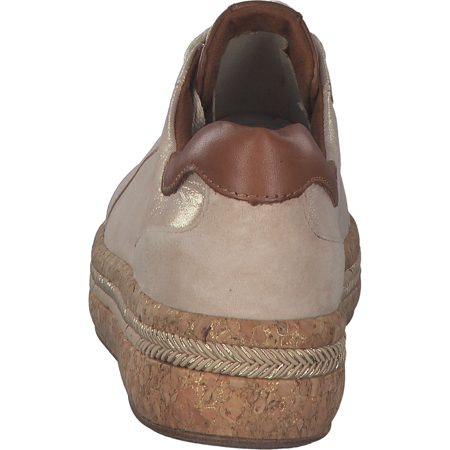 Tamaris 23600, Sneakers Low, Damen, Champagne met