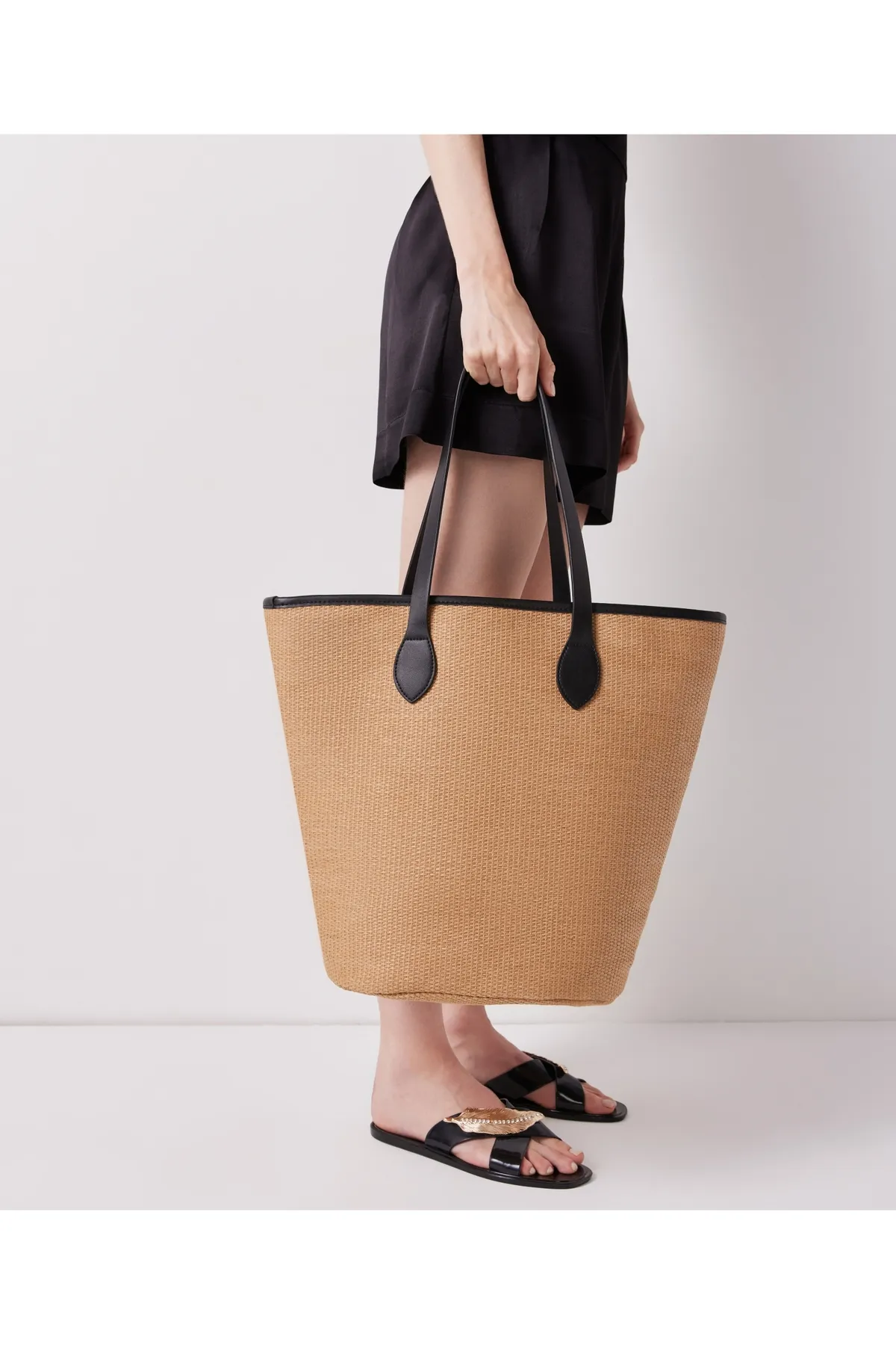İpekyol  Strohhandtasche