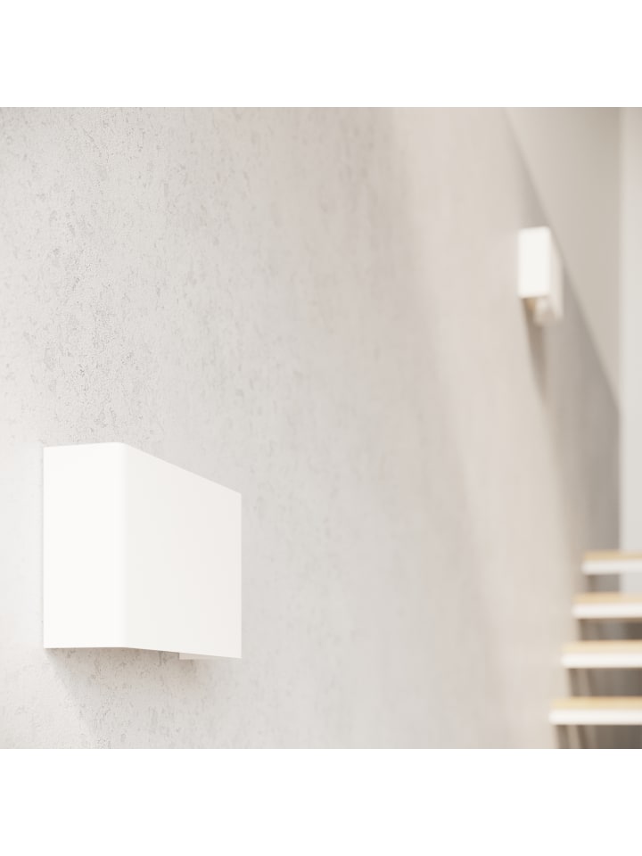 Nice Lamps Wandleuchte CUBERTA in Weiß H 15 cm günstig kaufen onesize