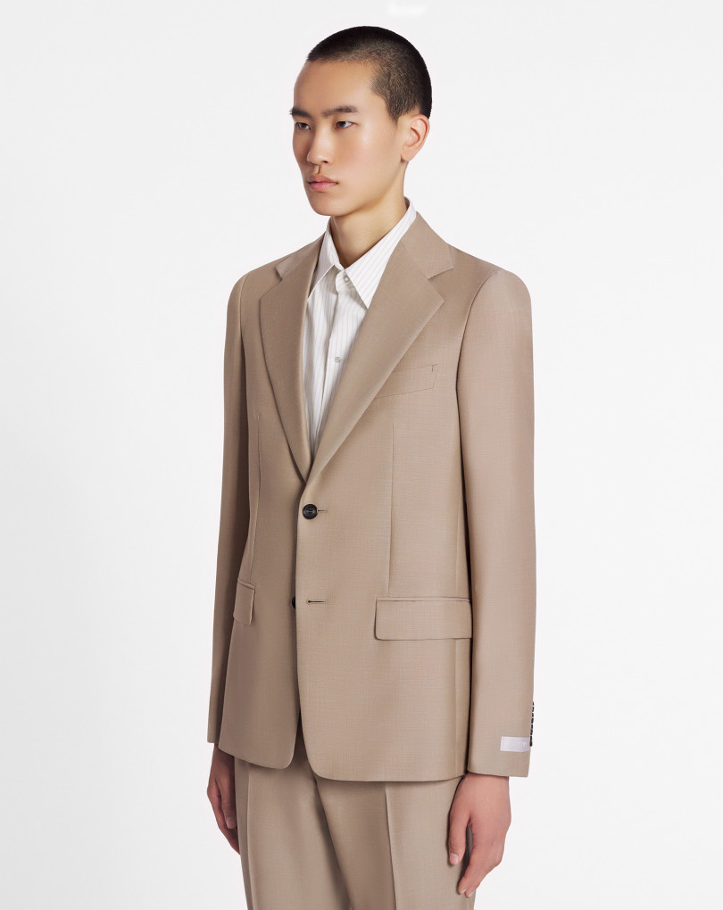 VESTE À BOUTONNAGE SIMPLE POCHES À RABAT