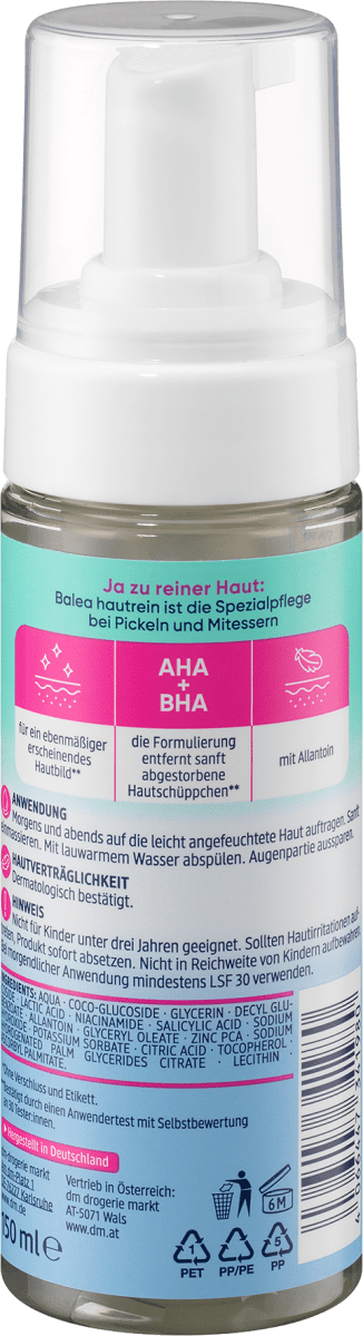 Reinigungsschaum hautrein, 150 ml