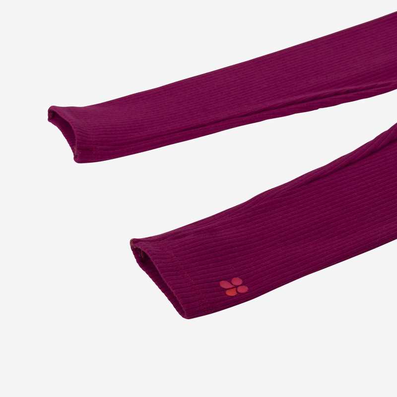 Legging bébé fille violet côtelé Catimini