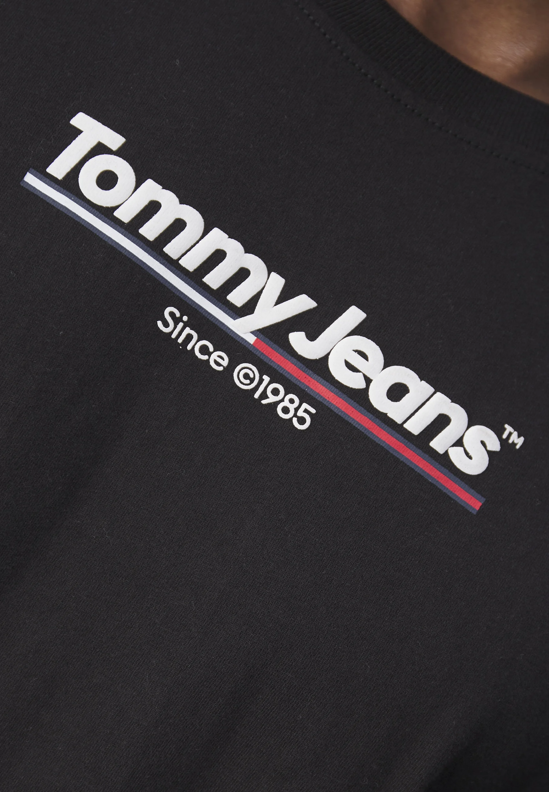 Tommy Jeans FLAG TEE UNISEX - Camiseta con estampado