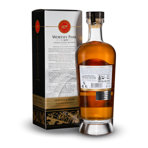 Worthy Park Single Estate Reserve 45% + Etui