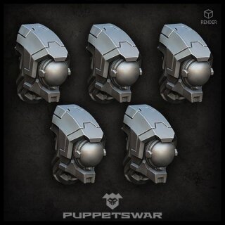 Drone Warrior Heads (5)