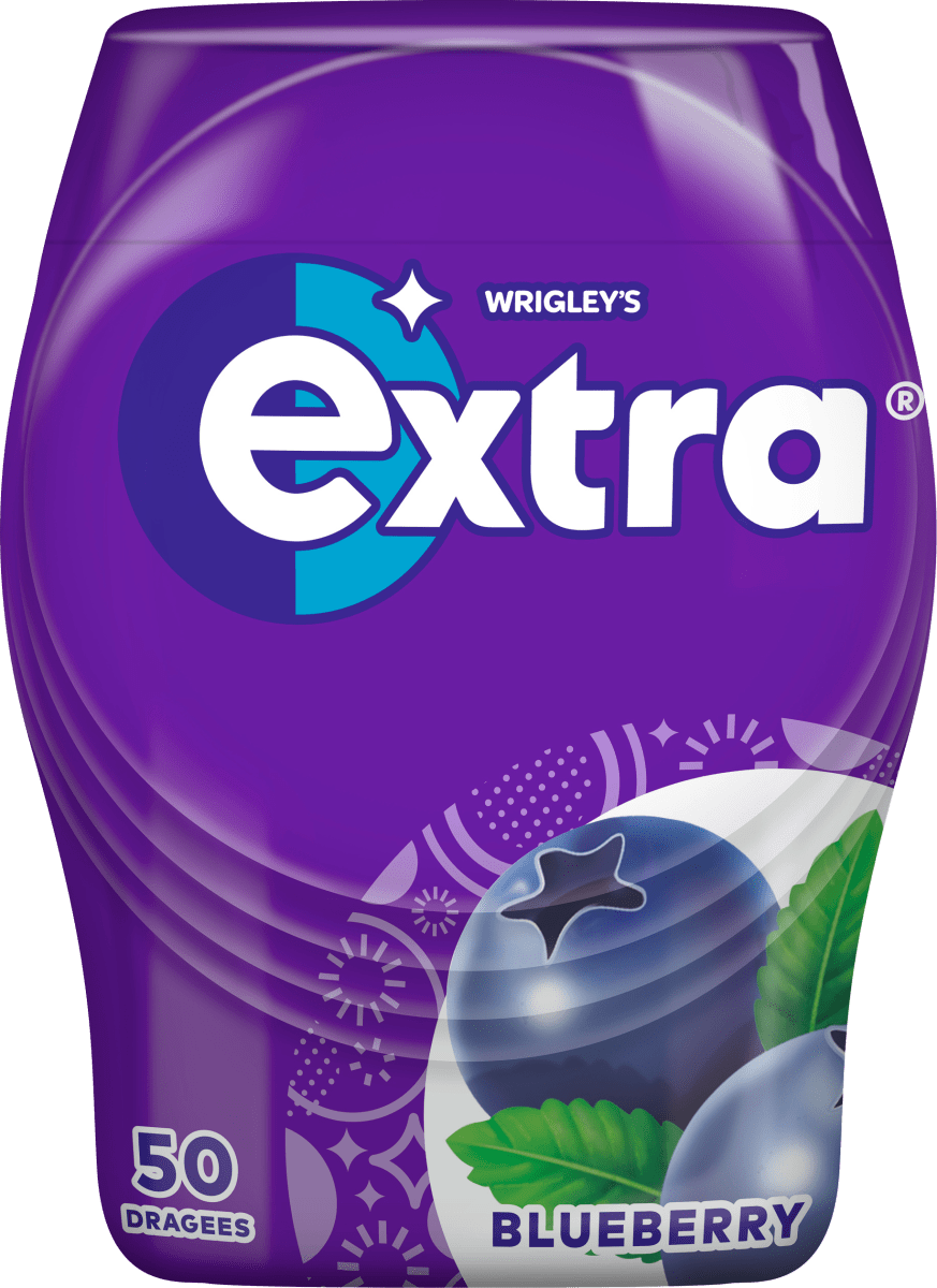 Kaugummi Extra, Blueberry, zuckerfrei, 50 St