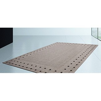 Kayoom Teppich Sweden - Halmstad Kaffee / Mais 80 cm x 150 cm