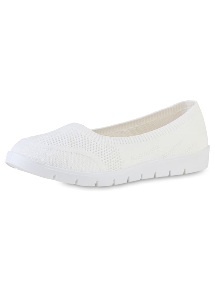 VAN HILL Sportliche Ballerinas Ella in Weiss günstig kaufen