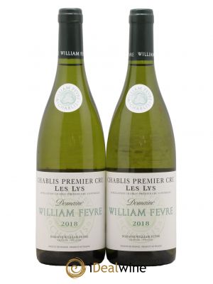 Chablis 1er Cru Les Lys William Fèvre (Domaine)  2018 - Lot de 2 Bouteilles
