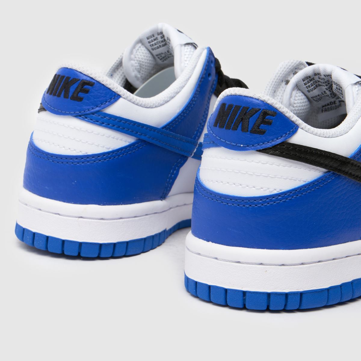 Nike marinblå och svarta Dunk Low pojkar ungdomsskor