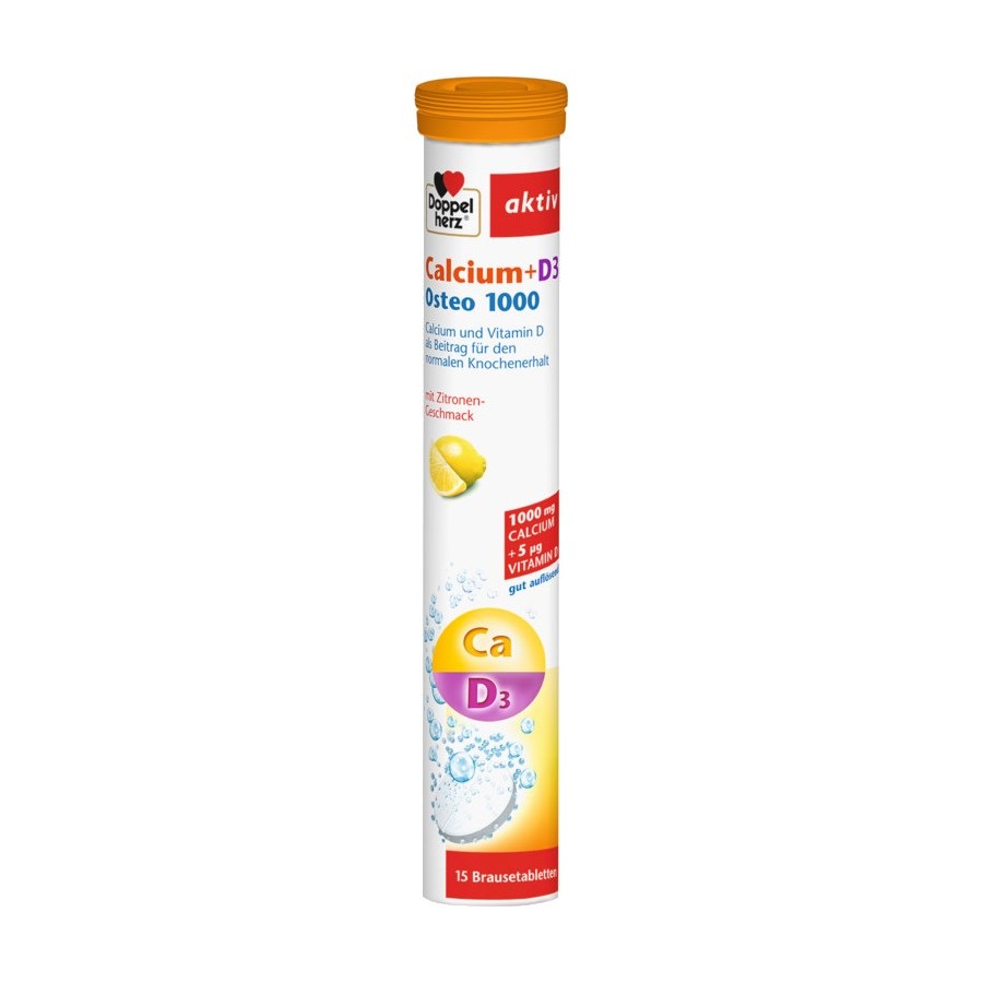 Calcium + D3 + Osteo Brausetabletten