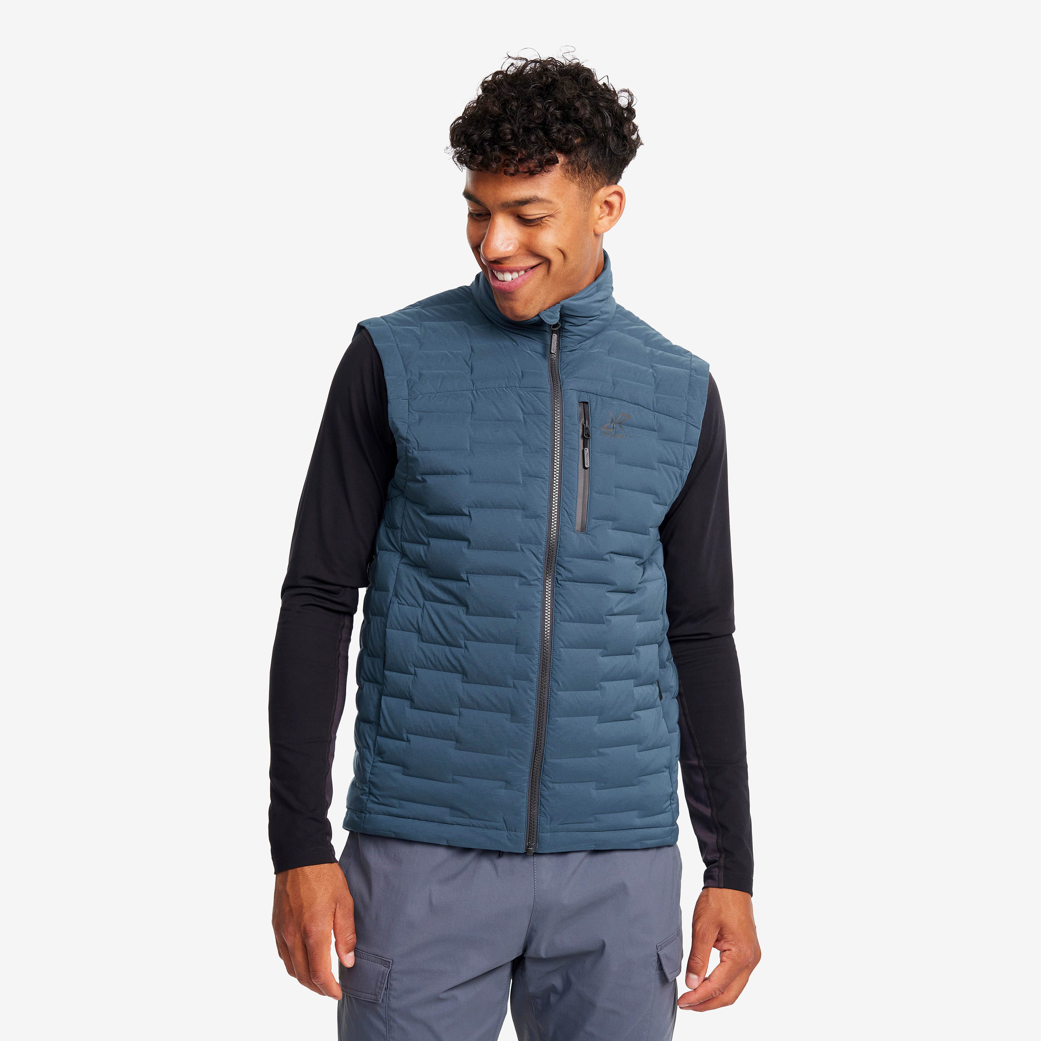 Flex Stretch Down Vest Homme Moonlit Ocean