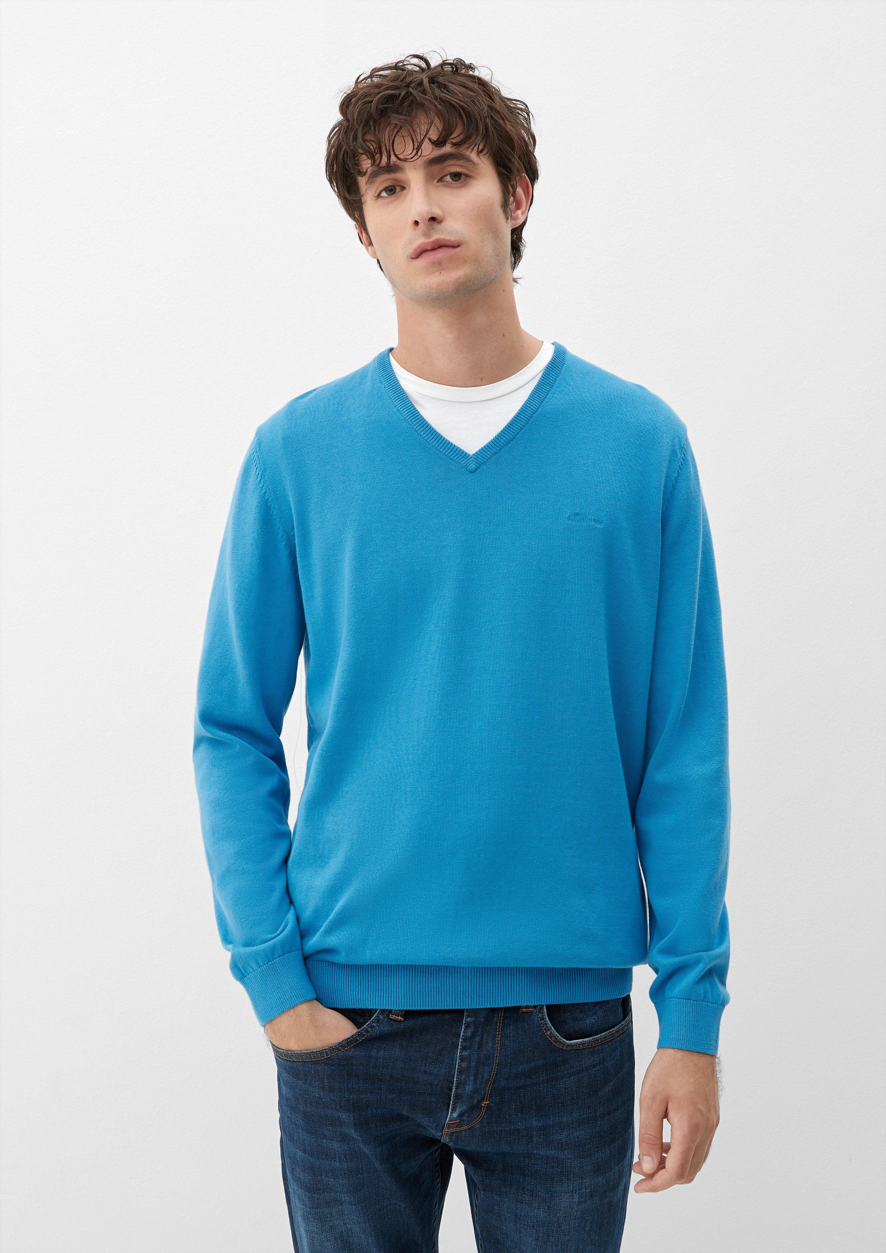 Feinstrickpulli mit V-Ausschnitt  03.899.61.7623-6285