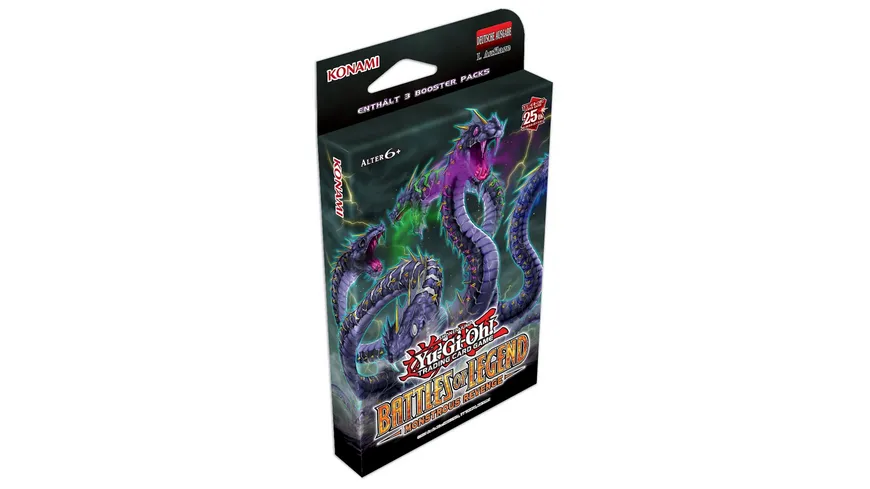 Yu-Gi-Oh Sammelkartenspiel - Battles of Legend: Monstrous Revenge, enthält 3 Booster Packs