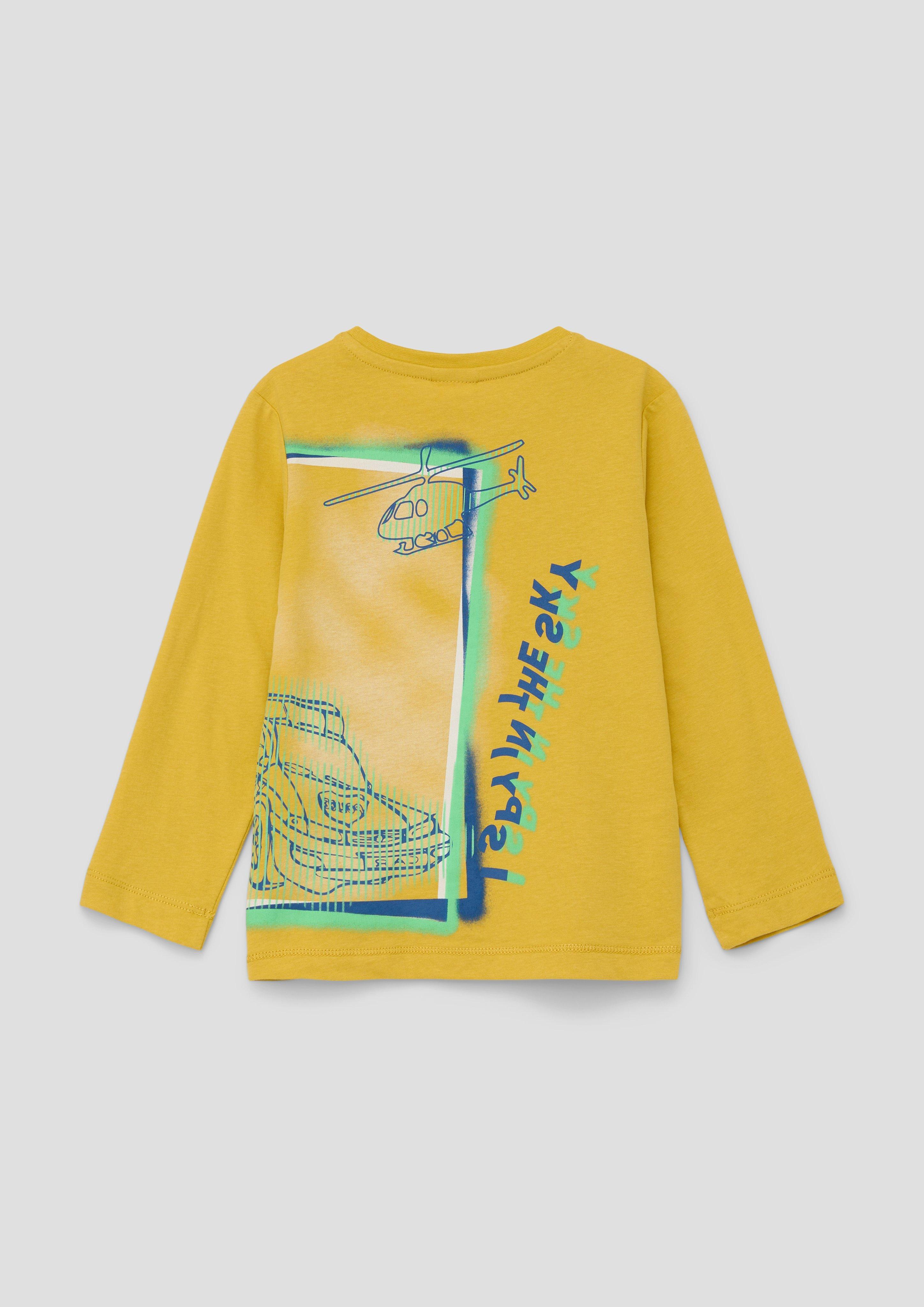 Longsleeve mit umlaufendem Print  2134227-1470
