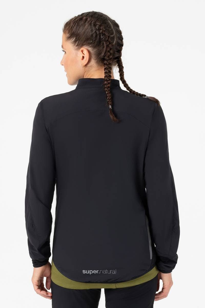 SUPER.NATURAL Outdoorjacke Merino Thermojacke W UNSTOPPABLE THERMO JKT windabweisend