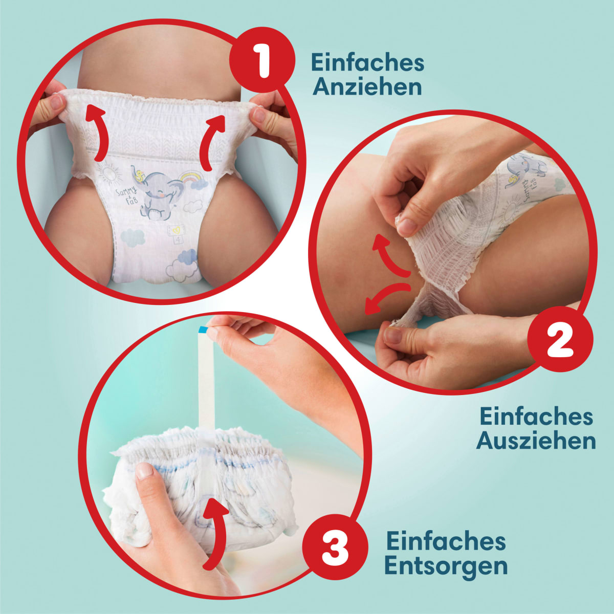 Baby Pants Premium Protection Gr. 7 Extra Large (17+ kg), Monatsbox, 123 St