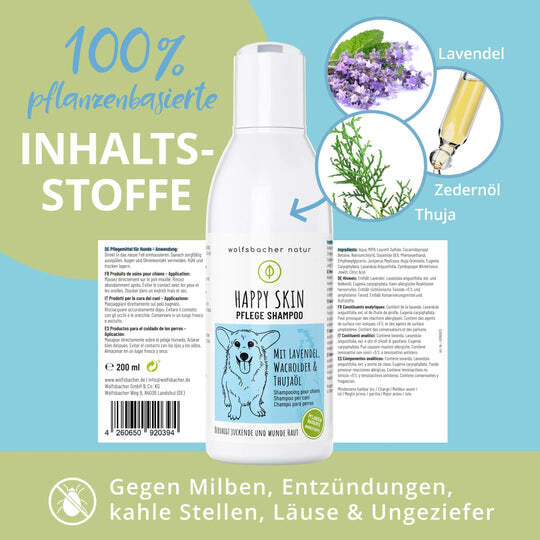 Wolfsbacher Natur Floh- & Zeckenmittel Wolfsbacher Natur Shampoo Anti Juckreiz