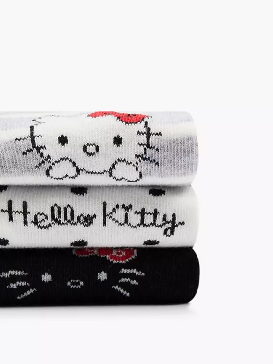 HELLO KITTY 3er Pack Socken