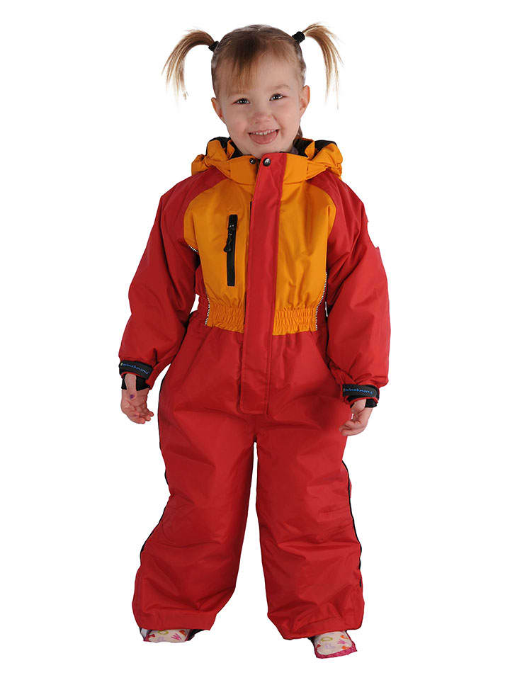 Wilma & Morris Schneeanzug in Rot/ Orange günstig kaufen