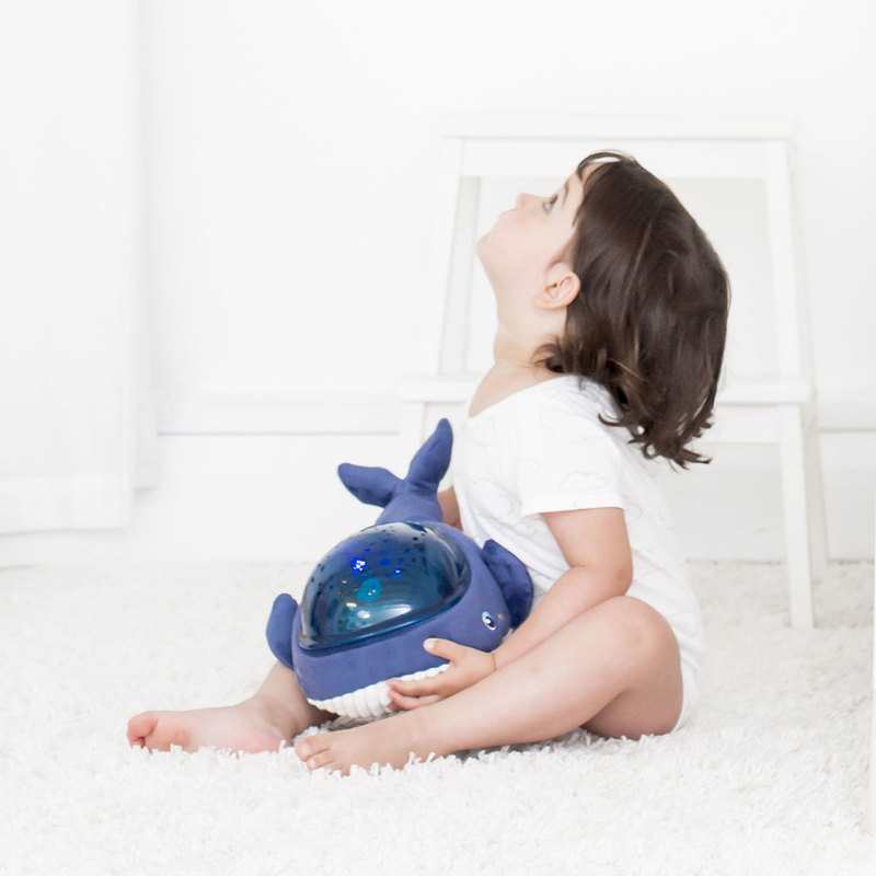 Veilleuse peluche baleine projecteur d'ambiance aqua dream Pabobo