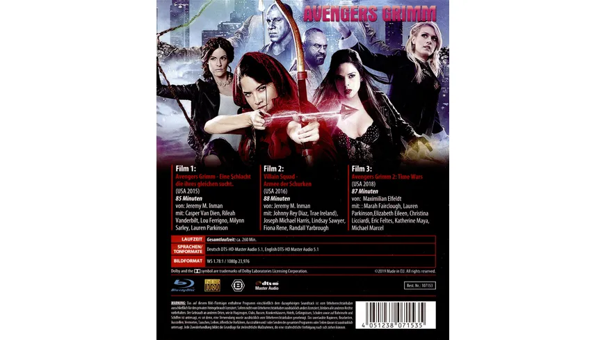 Avengers Grimm Box  [2 BRs]