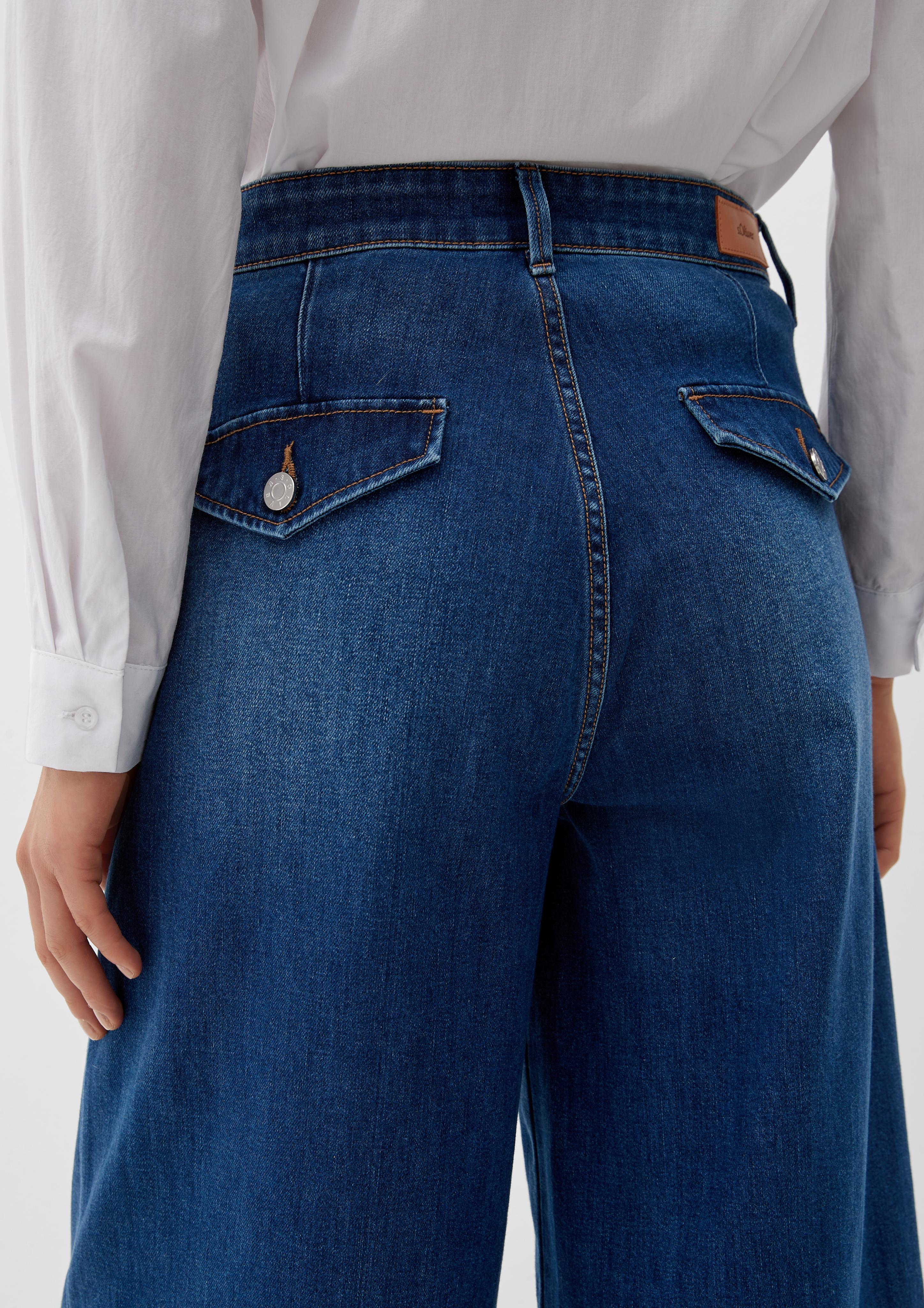Jeans-Culotte Suri / Regular Fit / High Rise / Wide Leg  2120668-55Z4