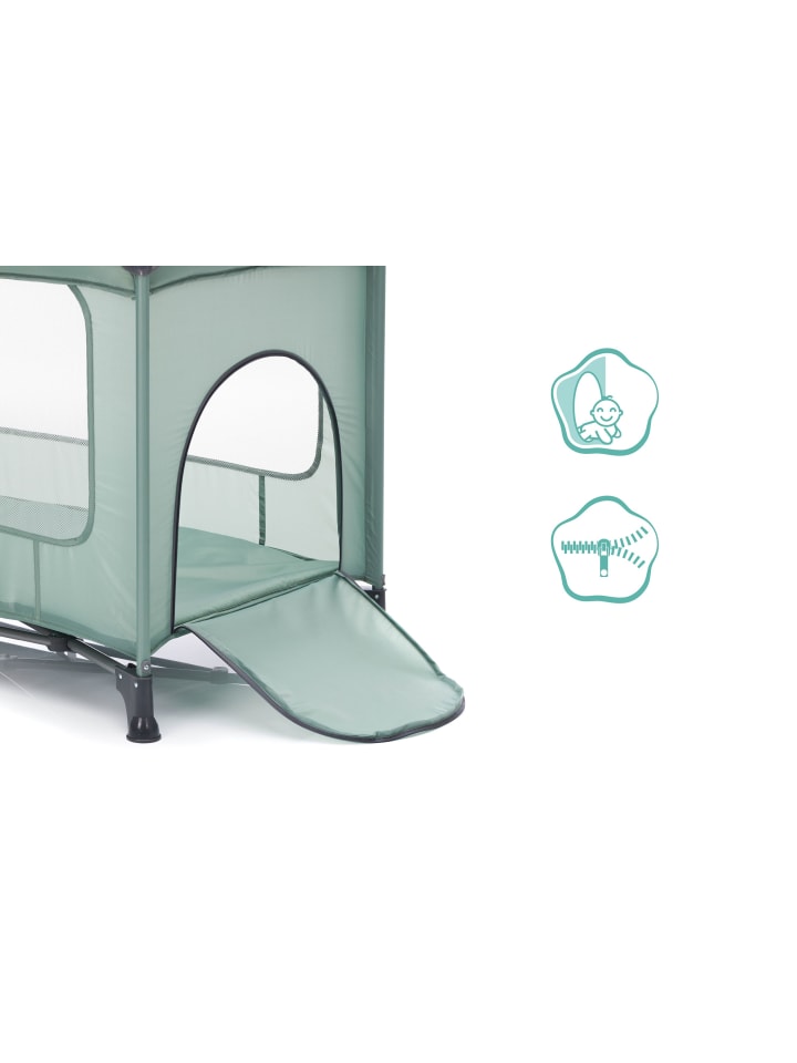 fillikid Reisebett Nizza Exklusiv in Salbei günstig kaufen 60x120 cm