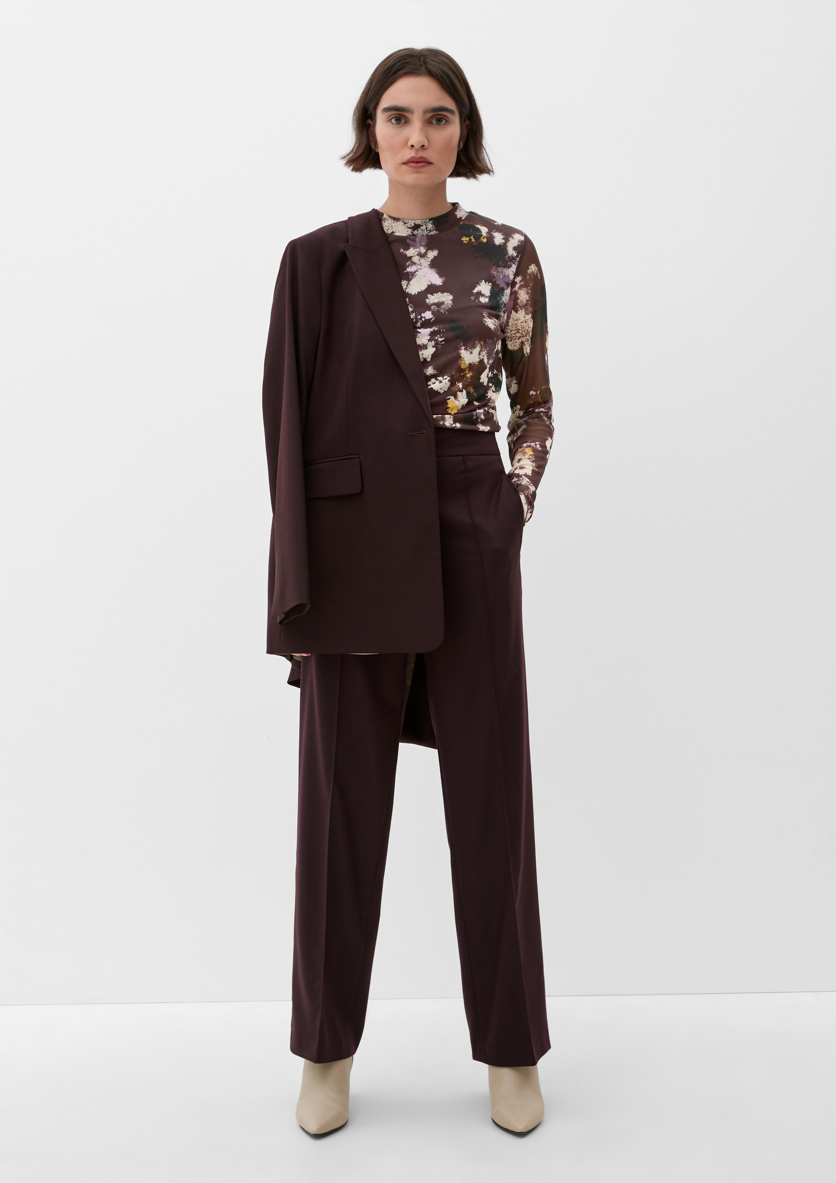 Mesh-Shirt mit Alloverprint  2121078-49A0