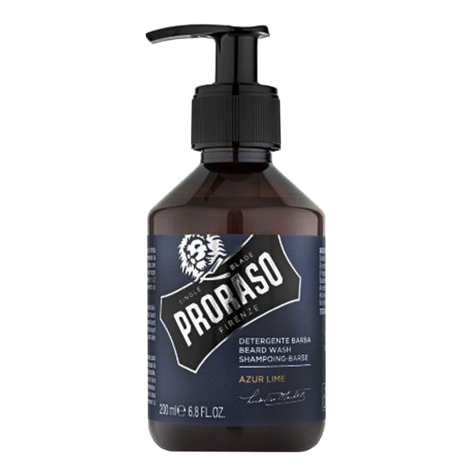 Proraso Shampoing Barbe Azur Nourrit & Hydratant 200 ml