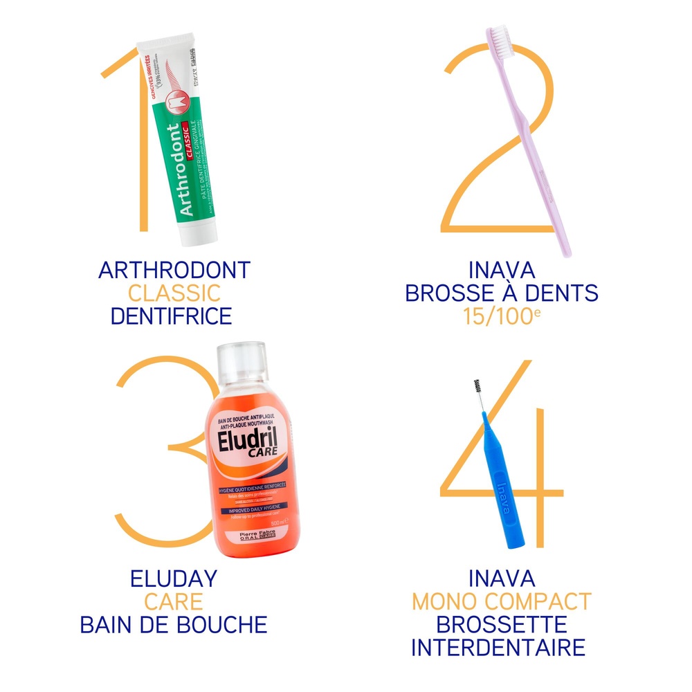 Oral Care INAVA Brosse à dents 15/100 Chirurgicale Brosse à dents