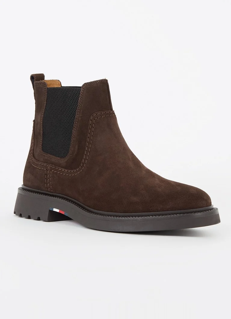 Tommy Hilfiger  Chelsea boot van suède