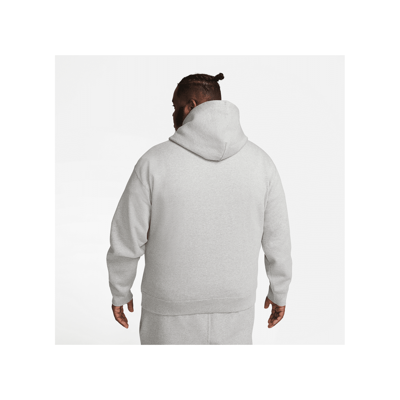 Nike Fleece Solo Swoosh Hoody Grau F063
