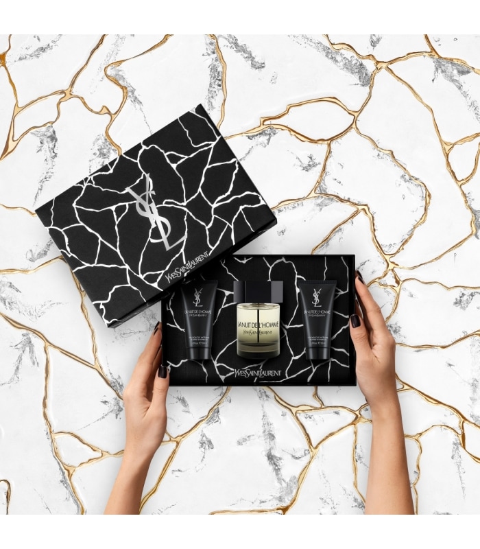 YVES SAINT LAURENT-LA NUIT DE L'HOMME -Coffret Cadeau Parfum Homme